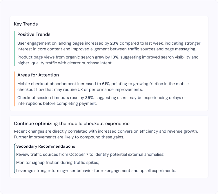 Automated Insights
